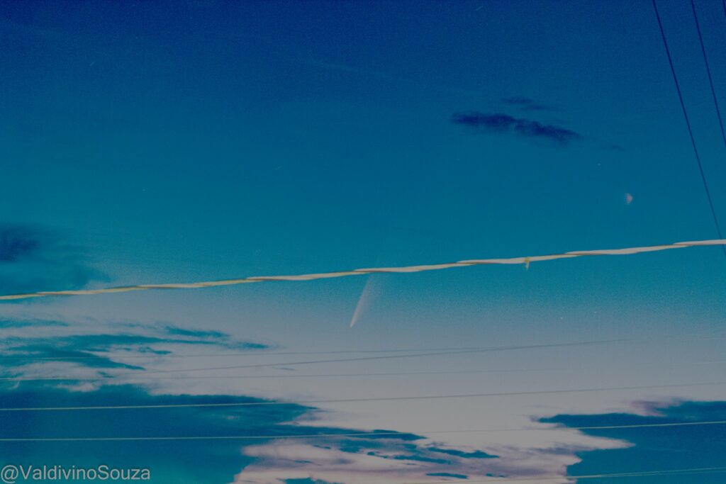 Cometa ilumina o céu do Rio Grande do Sul