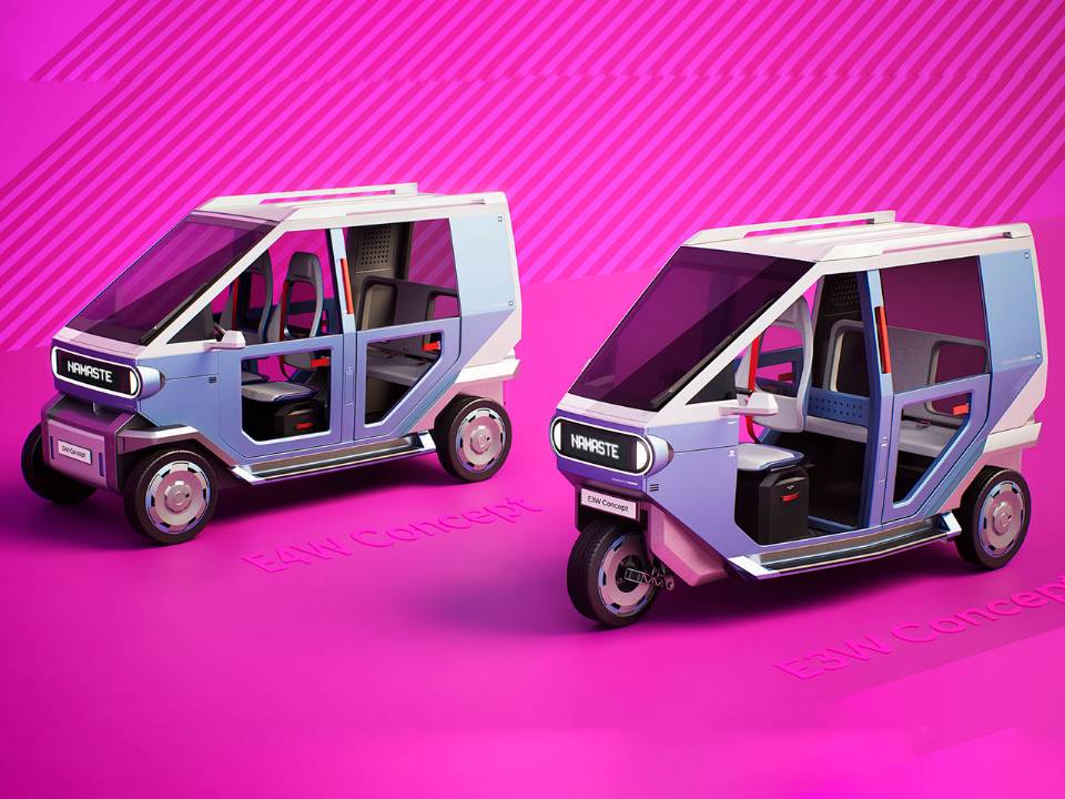 Hyundai aposta na mobilidade urbana na Índia com triciclo elétrico