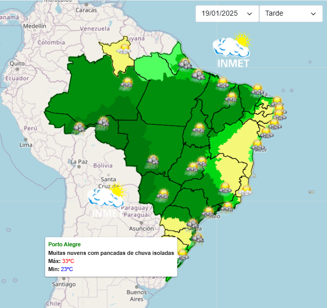 Onda de Calor atinge o Rio Grande do Sul