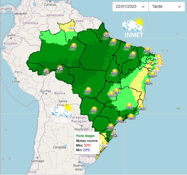 Onda de calor intenso atinge o Rio Grande do Sul