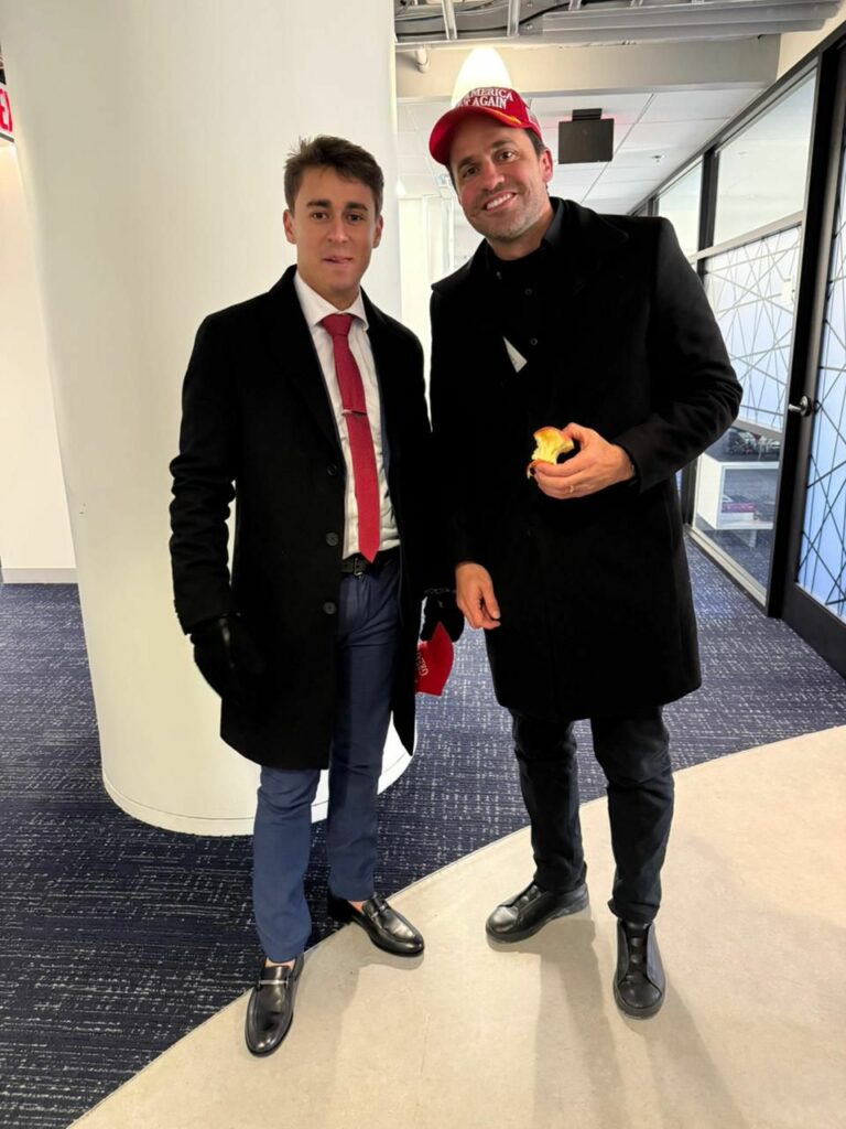 Marçal tira sua casquinha na posse de Trump