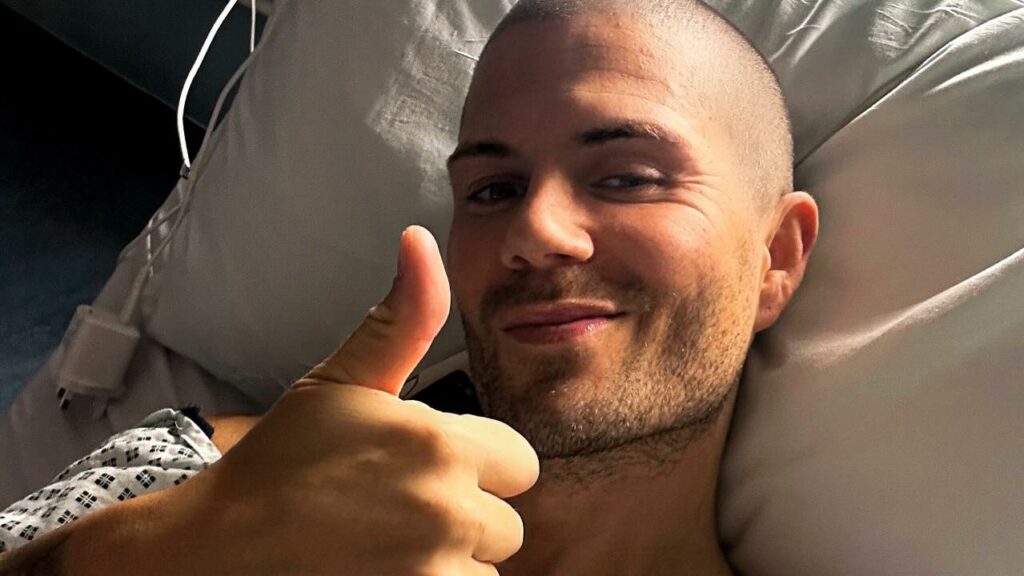 Max George atualiza estado de saúde após segunda cirurgia