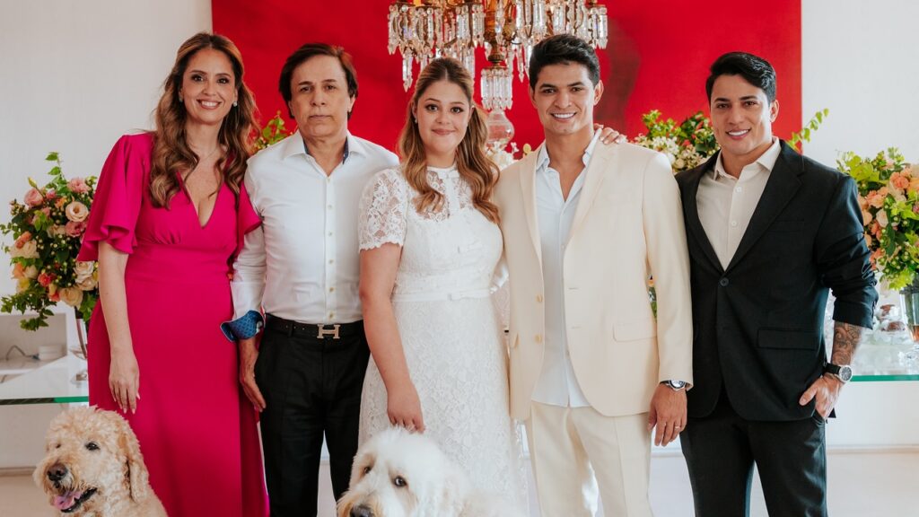 Filha de Tom Cavalcante, Maria se casa com o cantor Cristiano Deyvid