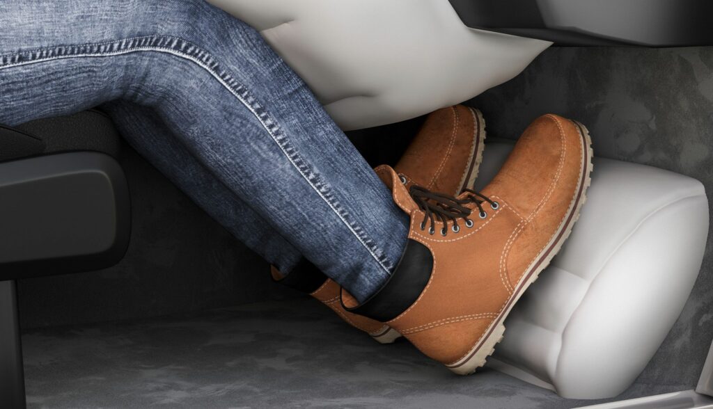Airbag para os pés? Pois é, tem!