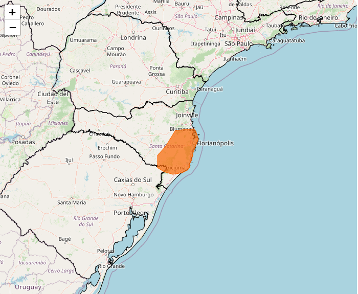 Alerta do Inmet para risco de acumulado de Chuva. Veja as regiões