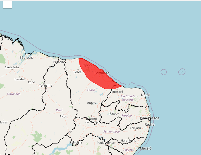 Alerta vermelho do Inmet para chuvas intensas. Veja as regiões