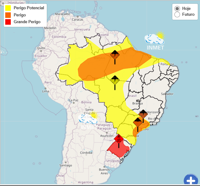 Alertas do Inmet: O que são e quais os riscos associados