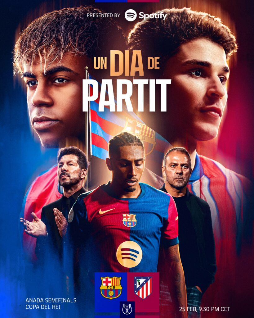 Barcelona x Atlético de Madrid pela semifinal da Copa do Rei