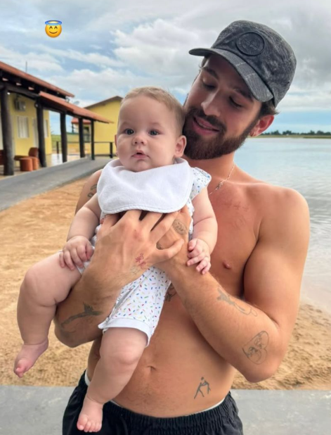 João Guilherme encanta ao postar foto com o sobrinho José Leonardo