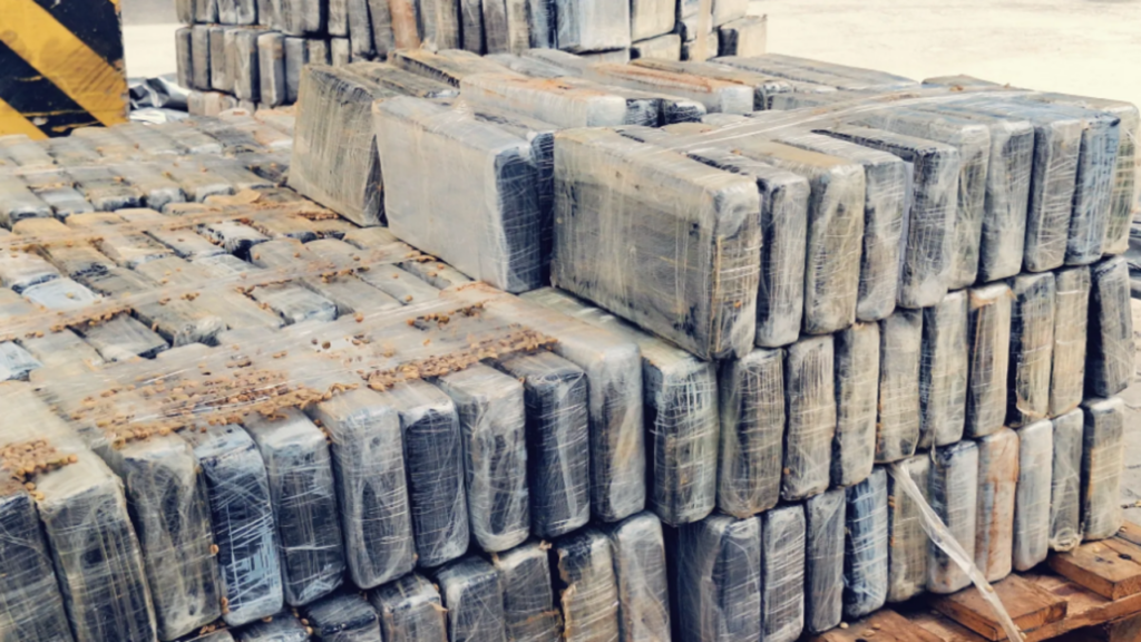 Receita faz apreensão de mais de 800 kg de cocaína no Porto de Santos