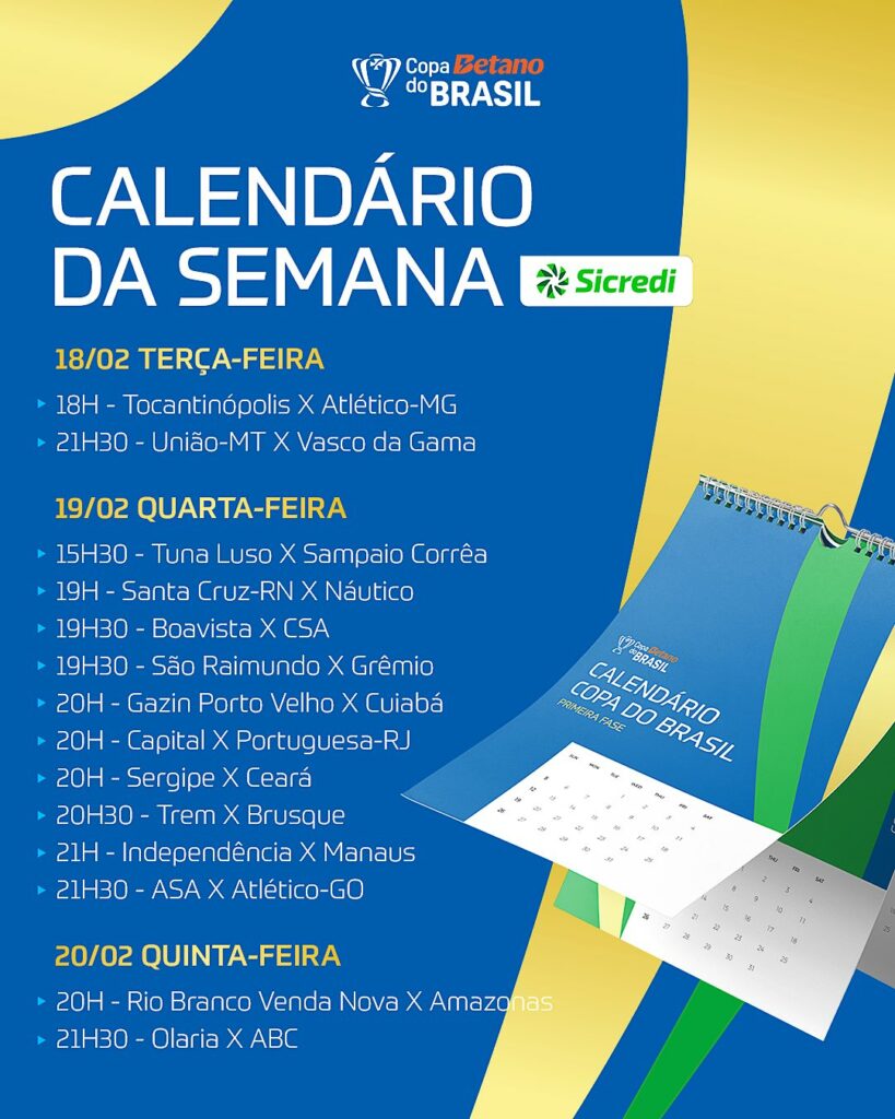 Copa do Brasil 2025 começa nesta terça-feira; Veja todos os detalhes