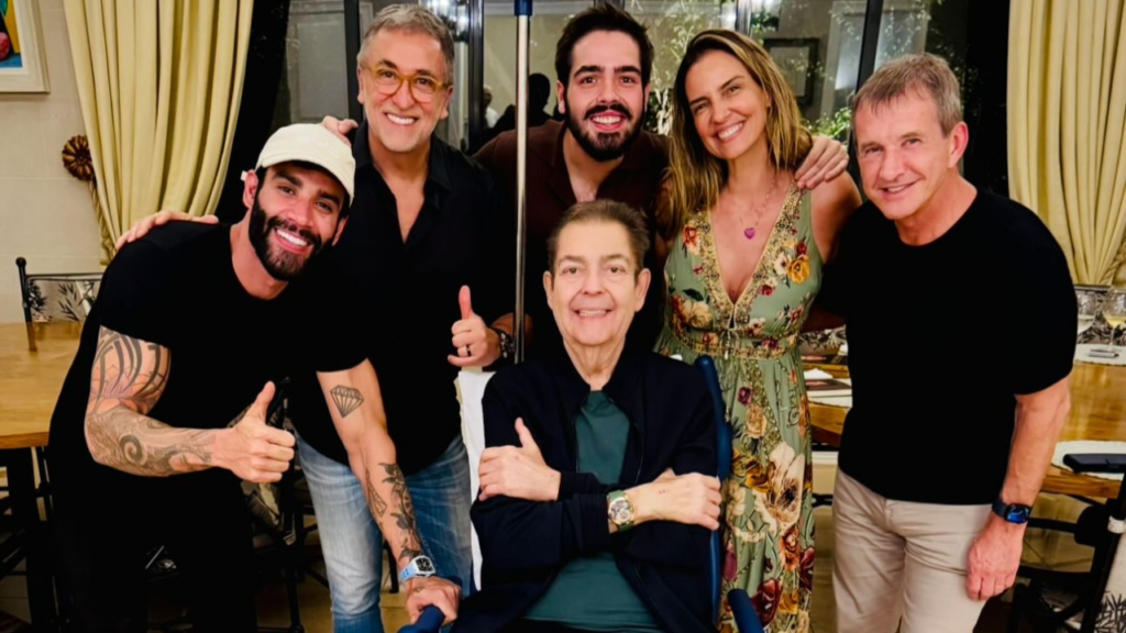 Filho de Faustão atualiza estado de saúde do pai