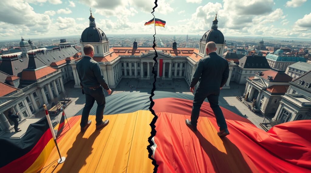 “A Alemanha está se dividindo entre esquerda e direita, com o centro espremido no meio”