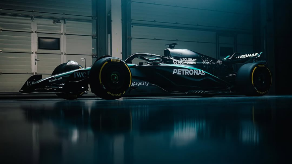 O novo carro da Mercedes para a Fórmula 1 2025, veja fotos