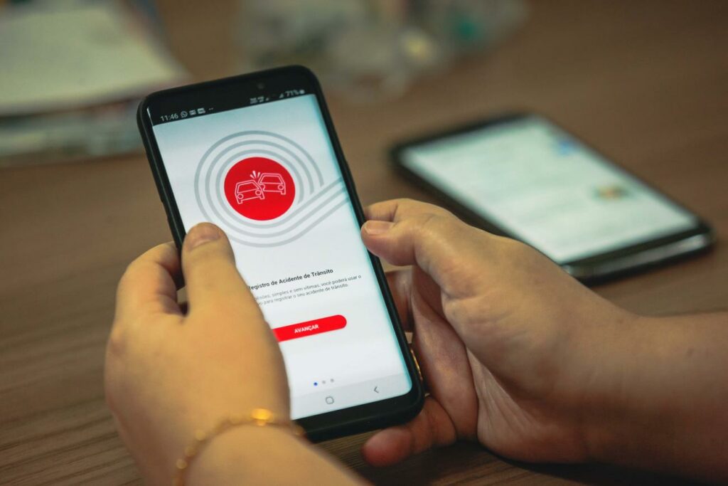 Novo aplicativo do Detran para registro de acidentes