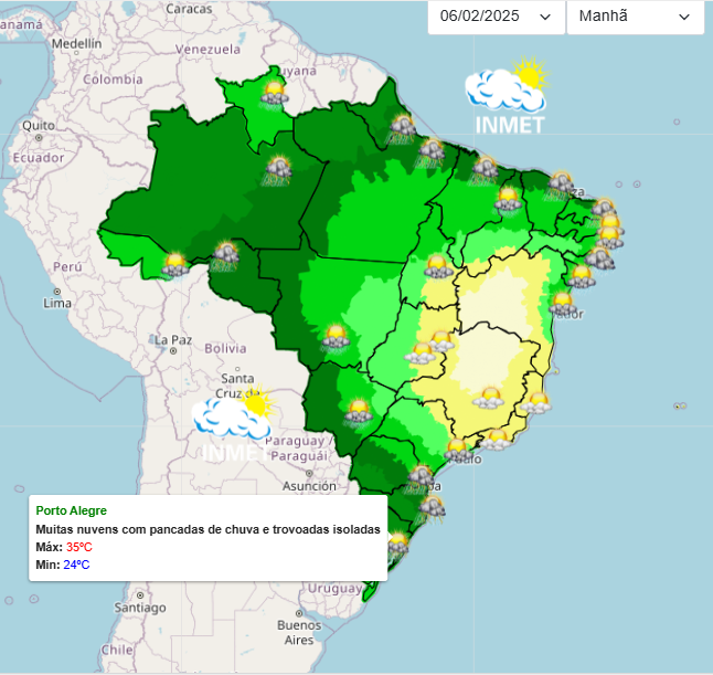 Onda de calor que assola o Rio Grande do Sul tem data para acabar