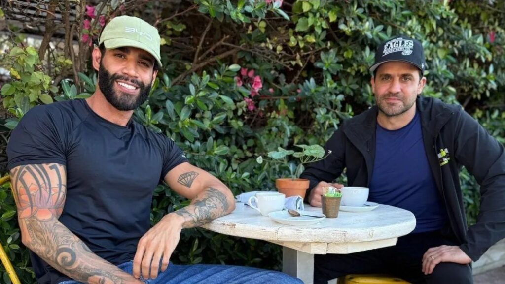 Crusoé: Marçal e Gusttavo Lima em Miami