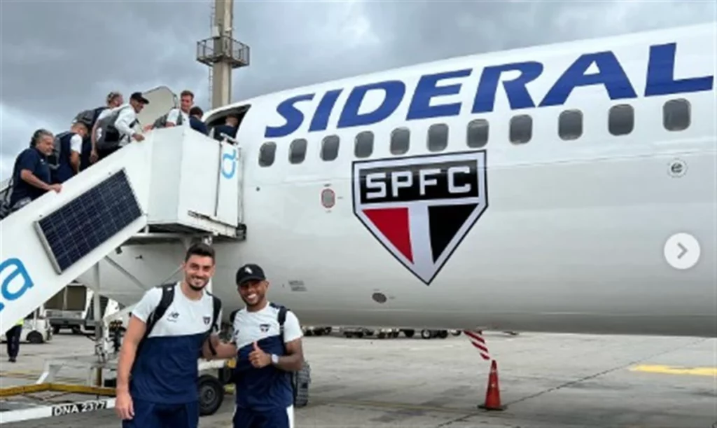 São Paulo recebe avião personalizado de parceira