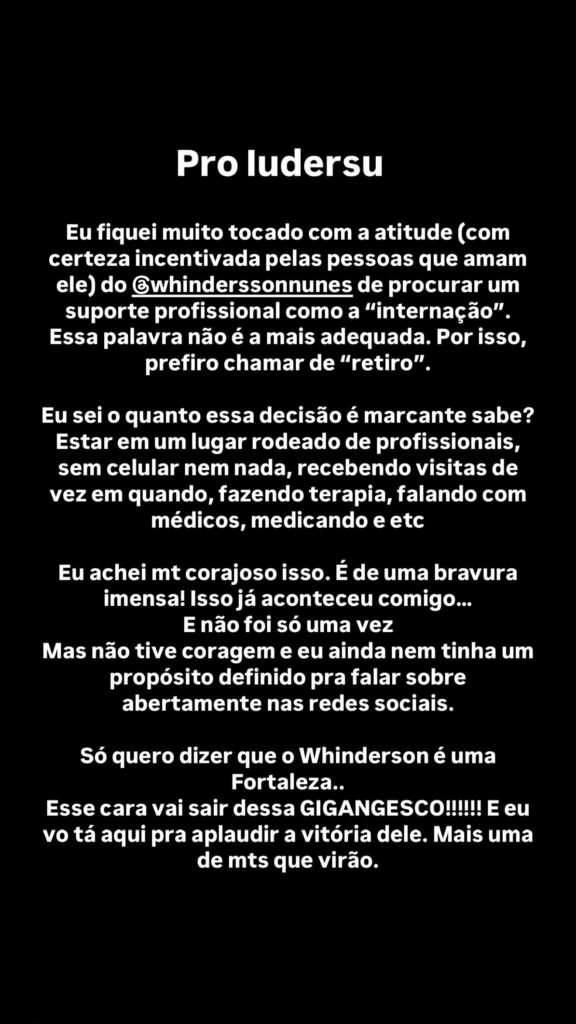 Lucas Lucco comenta internação de Whindersson Nunes