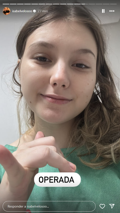 Isabel Veloso publica foto após a cirurgia