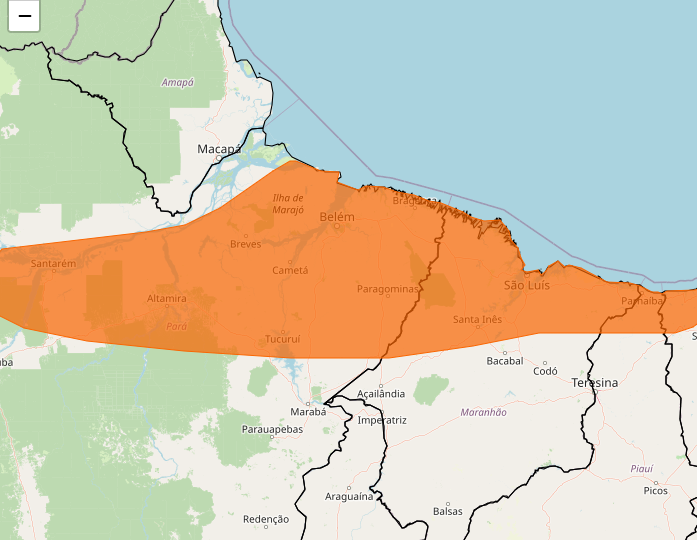 Alerta Inmet para chuvas intensas para 2° e 3°feira de Carnaval. Vejas as regiões