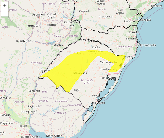 Alerta Inmet para tempestade no Sul do Brasil. Veja como se proteger