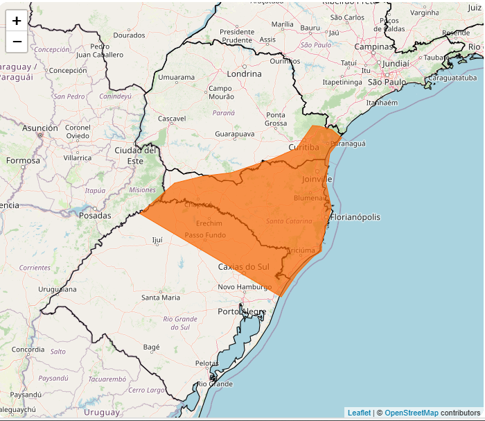 Alerta de tempestade do Inmet, veja as regiões