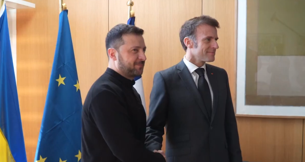 O encontro de Zelensky e Macron