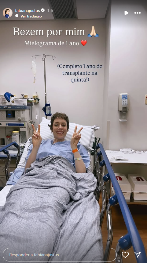 Fabiana Justus pede orações para novo exame