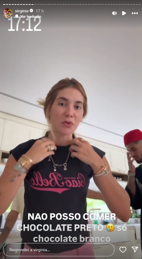Virginia Fonseca tem restrição alimentar devido à problema de saúde