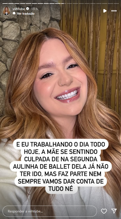 Viih Tube desabafa sobre os desafios da maternidade