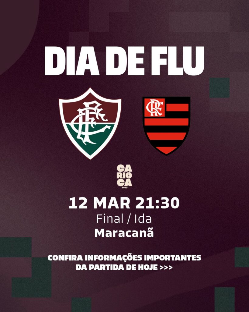 Flamengo x Fluminense começam a decidir o Cariocão 2025