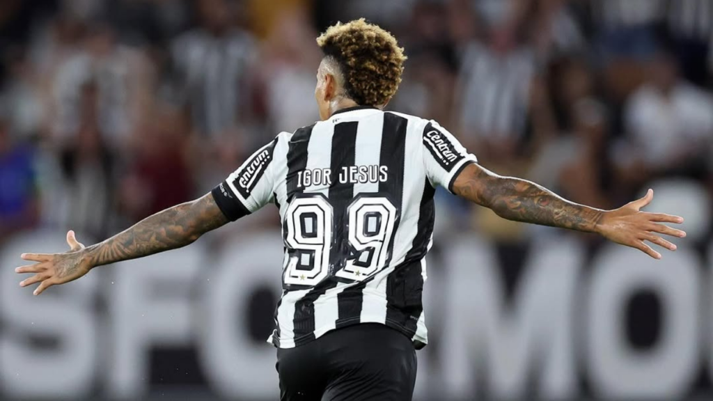 Igor Jesus valoriza quase 100% após ano mágico no Botafogo