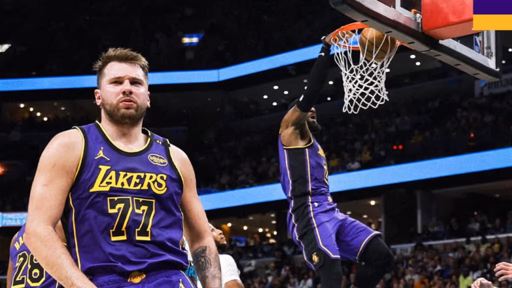 Los Angeles Lakers vencem com direito a recorde de Lebron James