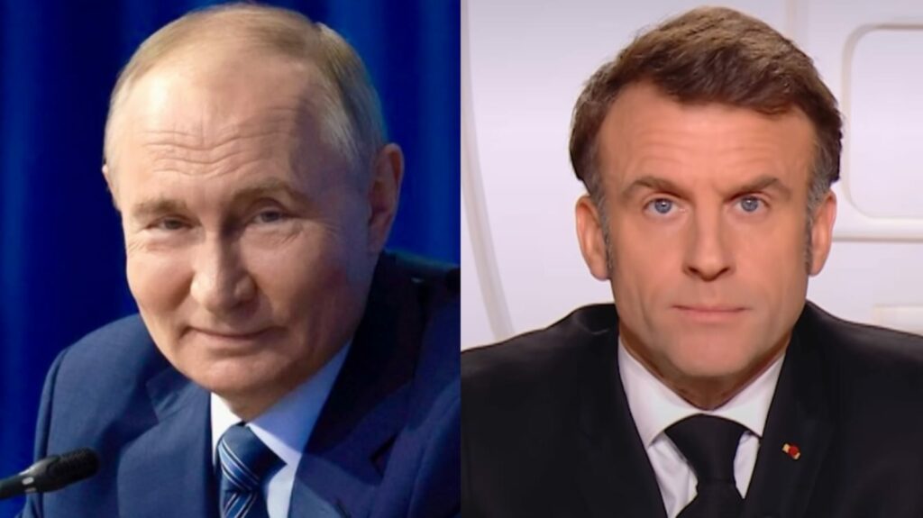 “Querem voltar a época de Napoleão”, diz Putin; “Imperialista revisionista”, reage Macron