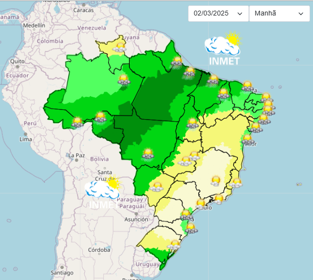 Previsão do tempo para o domingo de Carnaval em São Paulo