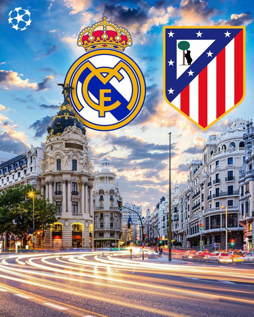 Real Madrid e Atlético de Madrid fazem confronto decisivo na Liga dos Campeões