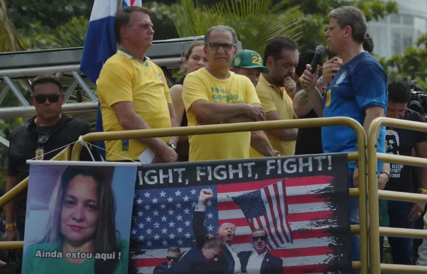 O destaque de Tarcísio na manifestação de Bolsonaro