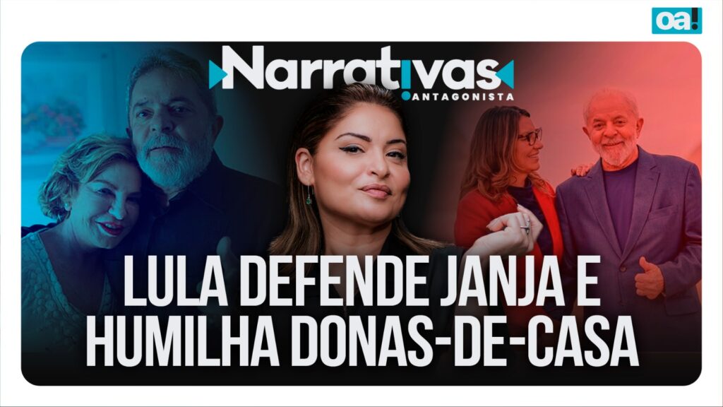 Para defender viagens de Janja, Lula humilha donas de casa