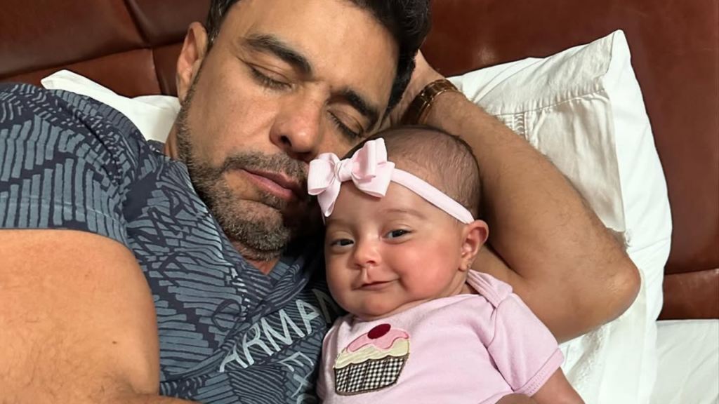 Zezé Di Camargo mostra nova foto com a filha