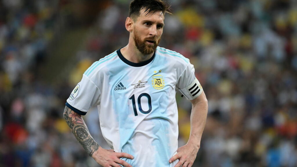 A ausência de Lionel Messi no baile contra o Brasil