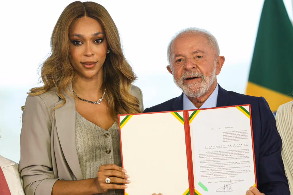 A diferença entre Érika Hilton e a filha de Roberto Justus