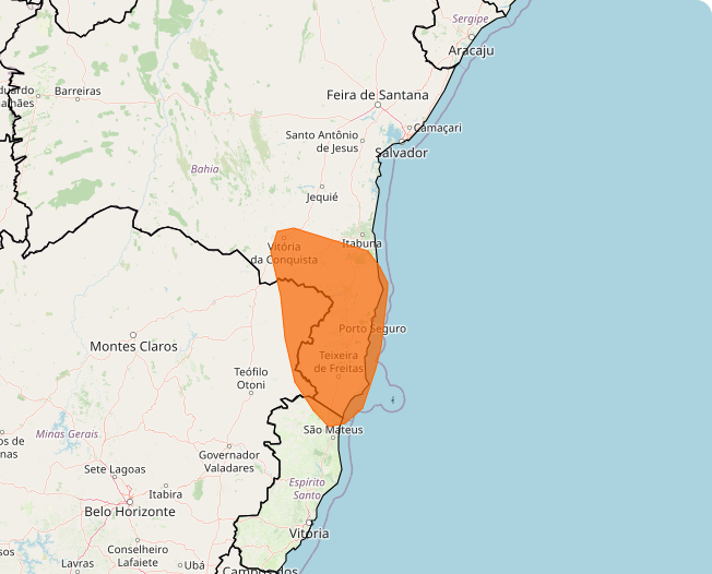 Alerta Inmet para chuvas intensas nos dias 29 e 30, veja as regiões