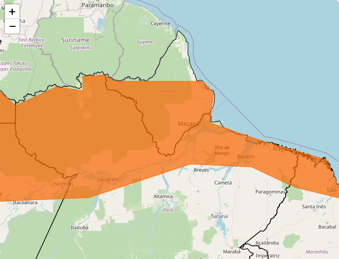 Alerta do Inmet para chuvas intensas em várias regiões do Brasil