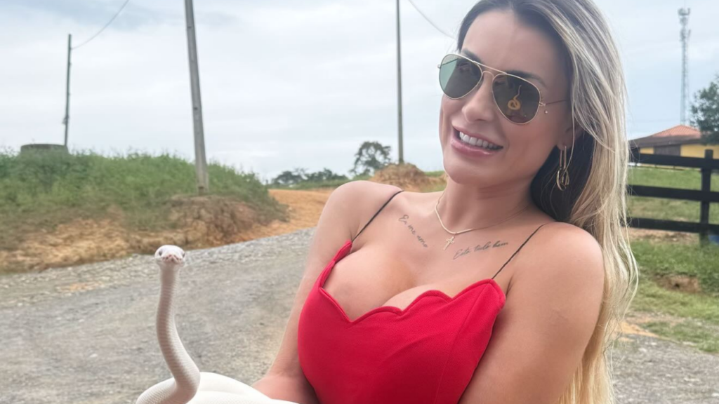 Andressa Urach revela que foi parada pela polícia durante viagem