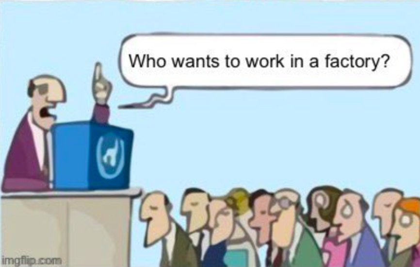 Crusoé: Quem quer trabalhar em uma fábrica nos EUA?