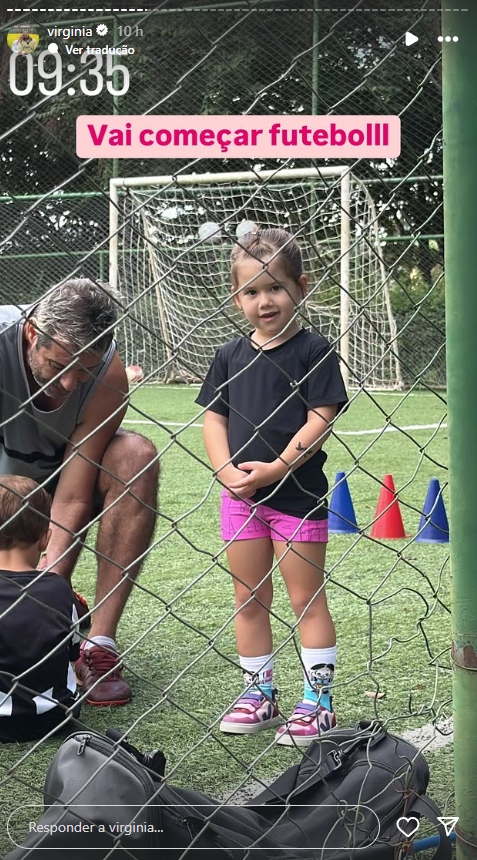 Filha de Virginia, Maria Alice começa jornada no futebol