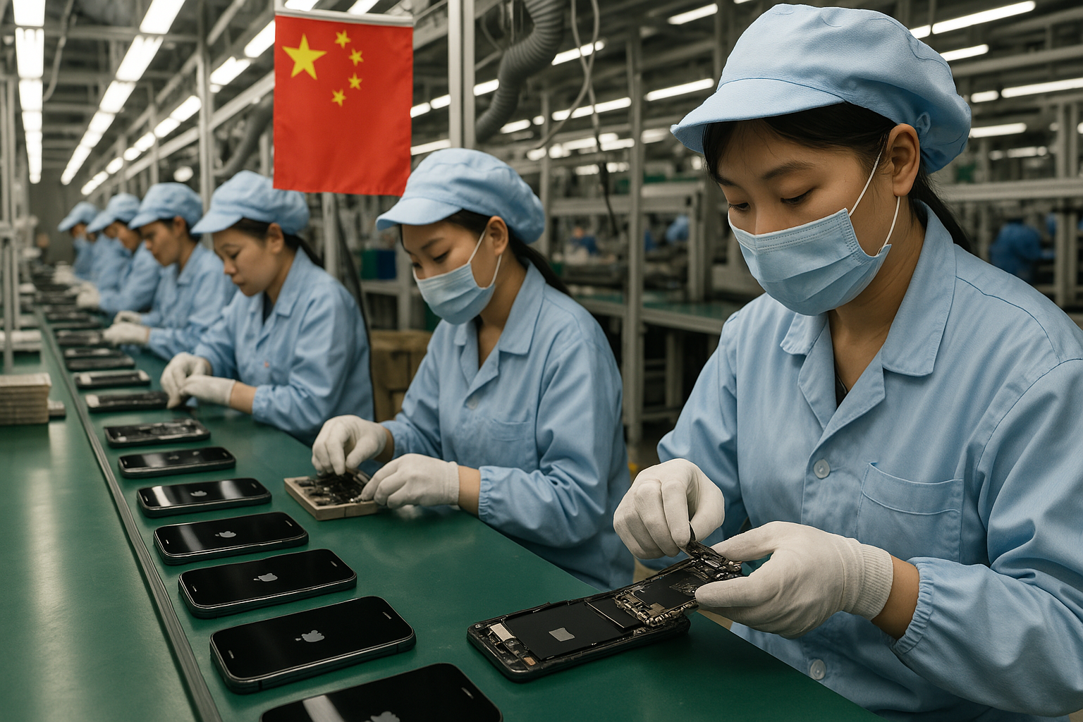 Pressão dos EUA não tira Apple da China