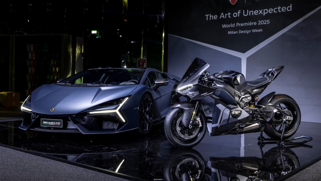 Essa moto criada com a Lamborghini vai além da imaginação