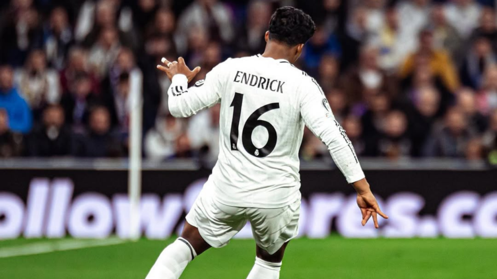 Endrick bate recorde de Cristiano Ronaldo no Real Madrid